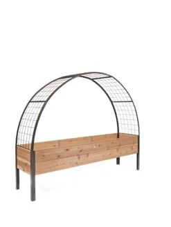 2’ X 8’ Arch Trellis For Planter Boxes -Outdoor Garden Store 8610798 0809 tif