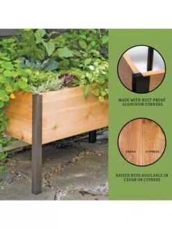 Elevated Planter Box, 2' X 4' -Outdoor Garden Store 8610894 3