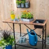 Small Space Potting Table -Outdoor Garden Store 8611003 024 small space potting table