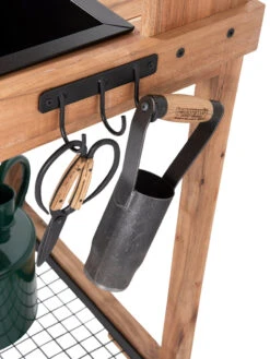 Dynamic Acacia Potting Bench With Soil Reservoir 14 Dynamic Acacia Potting Bench With Soil Reservoir -Outdoor Garden Store 8611009 004