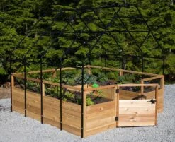 Garden In A Box With Greenhouse, 8' X 8' 12 Garden In A Box With Greenhouse, 8' X 8' -Outdoor Garden Store 8611033 03V jpg
