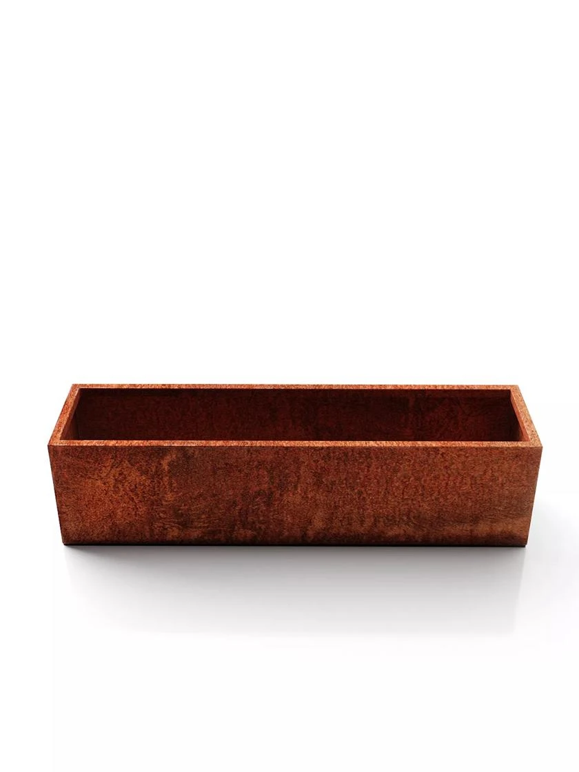 Veradek Metallic Series Corten Steel Window Box Planter, 36" 7 Veradek Metallic Series Corten Steel Window Box Planter, 36" - Image 5