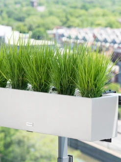 Veradek Metallic Series Railing Planters -Outdoor Garden Store 8611610 22v veradek metallic series railing planter