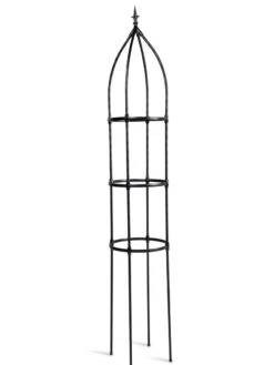 Fleur De Lis Obelisk, 86.8" -Outdoor Garden Store 8611664 3760 tif