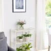 Oslo 2-Tier Plant Stand With Folding Shelves