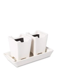 Stoneware Self-Watering Windowsill Planters, Set Of 2 -Outdoor Garden Store 8611890 5658 tif