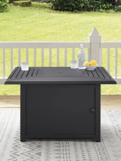Crosley Dante Metal Fire Table -Outdoor Garden Store 8611944 04v
