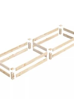 Pine Raised Garden Bed, 2' X 8' -Outdoor Garden Store 8612243 01V jpg