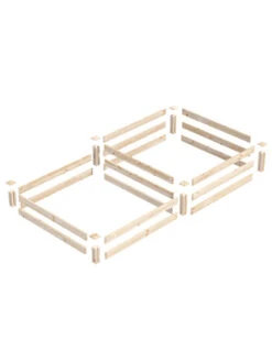 2-Tier Pine Raised Garden Bed, 4'x8' -Outdoor Garden Store 8612253 01v