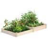 2-Tier Pine Raised Garden Bed, 4'x8' 1 2-Tier Pine Raised Garden Bed, 4'x8' -Outdoor Garden Store 8612253 02v 2 tier pine raised garden bed 4x8 feet