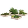 2-Tier Pine Raised Garden Bed, 80 Sqft.12'x12' -Outdoor Garden Store 8612255 02v 2 tier pine raised garden bed 12x12 1