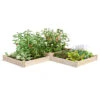 2-Tier Pine Raised Garden Bed, 4'x12' 1 2-Tier Pine Raised Garden Bed, 4'x12' -Outdoor Garden Store 8612257 02v 2 tier pine raised garden bed 4x12 feet