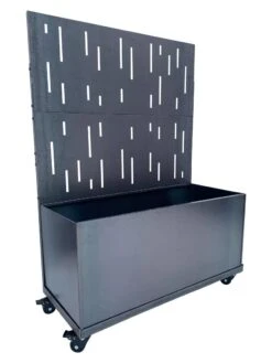 Nice Corten Trough Planters With Privacy Screen -Outdoor Garden Store 8612382 01V png