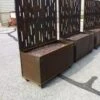 Nice Corten Trough Planters With Privacy Screen -Outdoor Garden Store 8612382 02V jpg