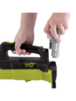 Sun Joe® 24V ION+ 2.0-Ah Cordless Compact Turbine Jet Blower, 100-MPH 350-CFM -Outdoor Garden Store 8612516 10v