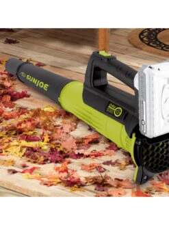 Sun Joe® 24V ION+ 2.0-Ah Cordless Compact Turbine Jet Blower, 100-MPH 350-CFM -Outdoor Garden Store 8612516 11v