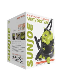 Sun Joe® 8-Gal 1200W 6.5 Pk HP Wet/Dry Shop Vac, HEPA,w/Cleaning Attachments -Outdoor Garden Store 8612522 01v