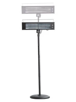 Sun Joe® 1500W Elec. Infrared OD Patio Heater, Adjust Ht. Range, W/Wall Bracket & Cover -Outdoor Garden Store 8612532 05v