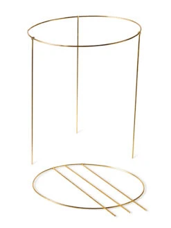 Brass Plated Grow Throughs, Set Of 2 -Outdoor Garden Store 8612661 191