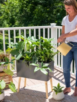 Ava Self-Watering Rectangular Planter 13 Ava Self-Watering Rectangular Planter -Outdoor Garden Store 8612691 0011