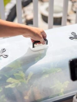 Self-Watering Standing Salad Planter With Cloche -Outdoor Garden Store 8612702 2036 tif