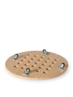 Bamboo Plant Caddy Round, 15.75" -Outdoor Garden Store 8612716 206 tif