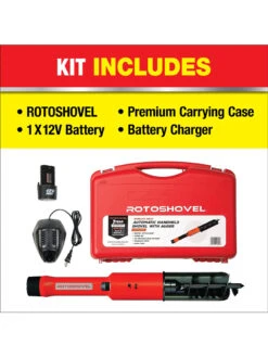 Rotoshovel Battery-Operated Garden Auger -Outdoor Garden Store 8612719 07v