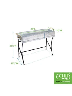 Achla Designs Trestle Plant Stand -Outdoor Garden Store 8612886 05v