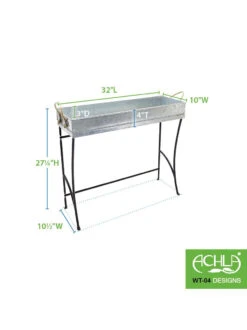 Achla Designs Trestle Plant Stand -Outdoor Garden Store 8612887 02v