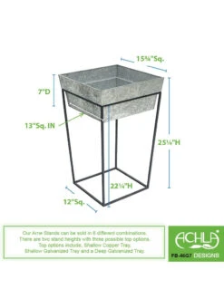 Achla Designs Arne Plant Stand -Outdoor Garden Store 8612900 01v
