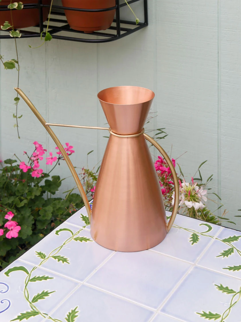 Achla Designs Copper Watering Carafe 3 Achla Designs Copper Watering Carafe