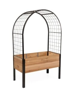 2’ X 4’ Arch Trellis For Planter Boxes -Outdoor Garden Store 8612976 0006