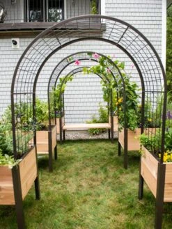 2โ X 4โ Arch Trellis For Planter Boxes