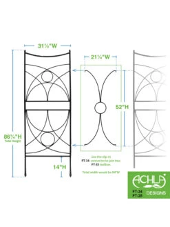 Achla Aurora Trellis Center Link 11 Achla Aurora Trellis Center Link -Outdoor Garden Store 8612993 02v