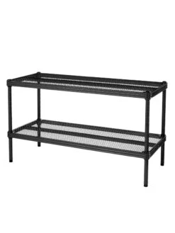 MeshWorks © Stacking Plant Shelves -Outdoor Garden Store 8613018 07v meshworks stacking plant shelves black