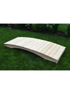 Plank Garden Bridge Unfinished 3' X 12' 8 Plank Garden Bridge Unfinished 3' X 12' -Outdoor Garden Store 8613097 02v 1