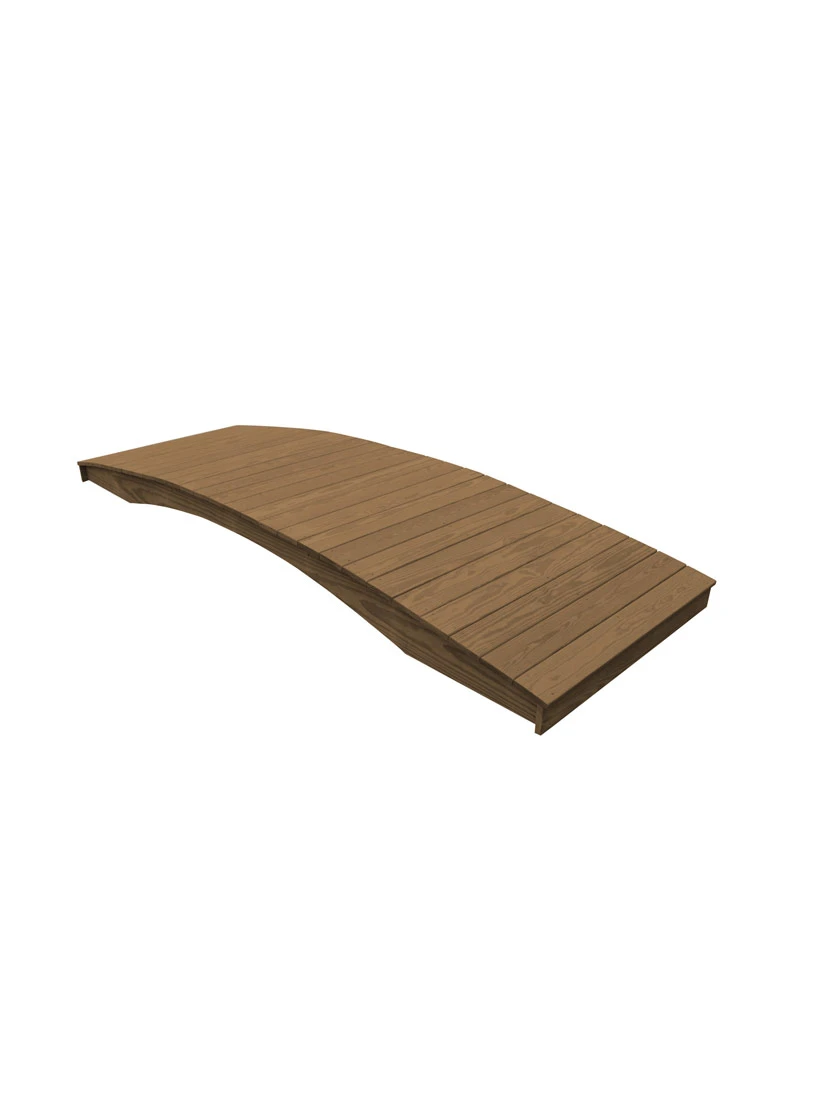 Plank Garden Bridge Finished 4' X 12' 3 Plank Garden Bridge Finished 4' X 12'