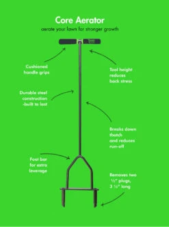 Yard Butler® Lawn Coring Aerator -Outdoor Garden Store 8613158 02v