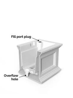 Fairfield Self-Watering Window Box, 2’ 18 Fairfield Self-Watering Window Box, 2’ -Outdoor Garden Store 8613268 04V tif