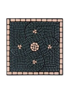 Roman Mosaic Stepping Stone -Outdoor Garden Store 8613340 4093