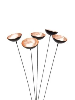 Copper Poppy Sways, Set Of 5 -Outdoor Garden Store 8613342 9215