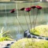 Red Poppy Sways, Set Of 5 -Outdoor Garden Store 8613343 2 red poppy sways set of 5