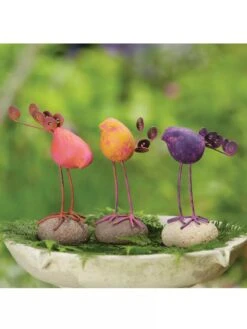 Birds On Stones Set -Outdoor Garden Store 8613371 01V 3 4