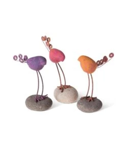Birds On Stones Set -Outdoor Garden Store 8613371 3166