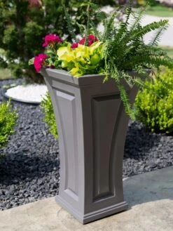 Cambridge Tall Planter, 28" Height -Outdoor Garden Store 8613524 08V