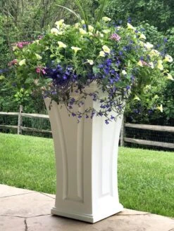 Cambridge Tall Planter, 28" Height -Outdoor Garden Store 8613524 13V