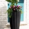Sedona Tall Planter, 28" Height -Outdoor Garden Store 8613525 02V sedona tall planter 28 inches
