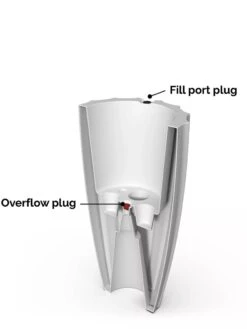 Sedona Tall Planter, 28" Height -Outdoor Garden Store 8613525 08V