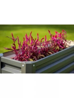 Metal Double Height Raised Garden Bed -Outdoor Garden Store 8613688 03V 3 4