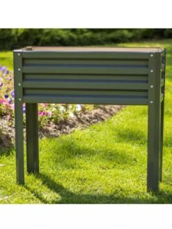 Metal Double Height Raised Garden Bed -Outdoor Garden Store 8613688 06V 3 4